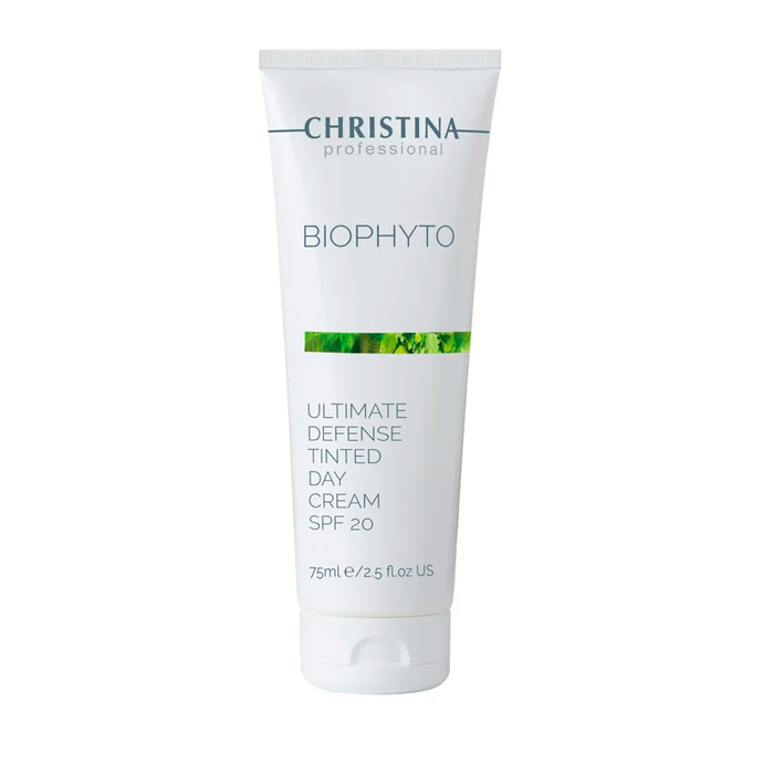 CHRISTINA Крем дневной с тоном Абсолютная защита SPF 20 / Ultimate Defense Tinted Day Cream Bio Phyto 75 мл