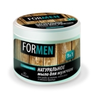 Ф-40 Натуральное мыло для мужчин для ухода за кожей, волосами и мягкого бритья 
