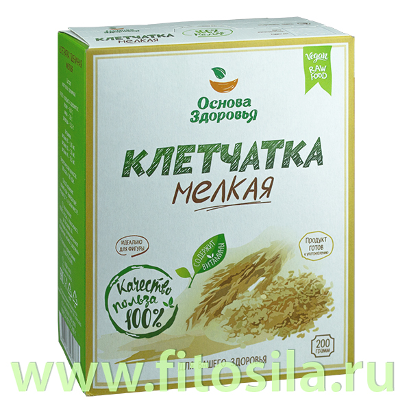 Клетчатка пшеничная мелкая, 200 г, марка