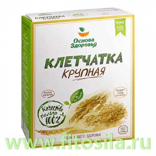 Клетчатка пшеничная крупная, 150 г, марка 