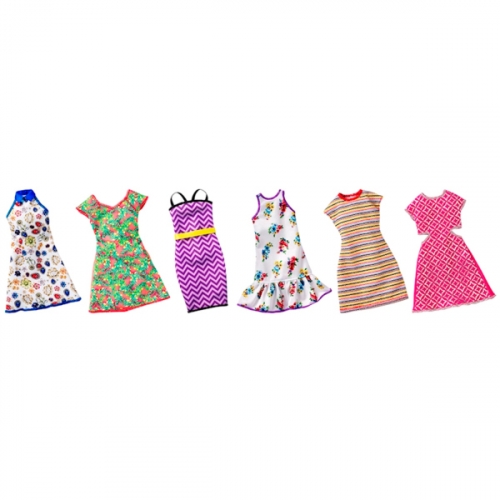 Игрушка Barbie Универсальные платья для кукол (для всех типов фигур) в ассортименте