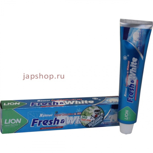 Fresh White Зубная паста отбеливающая, супер прохладная мята, 160 гр (8850002806047)