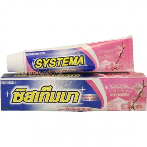 Systema Toothpaste Cherry Blossom Зубная паста, Японская вишня, 90 гр (8850002020443)
