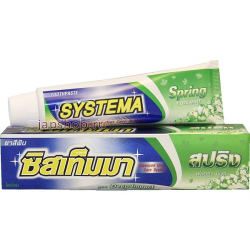 Systema Gum Care Toohtpaste Spring Floral Mint Зубная паста, Весенняя мята, 90 гр (8850002017566)