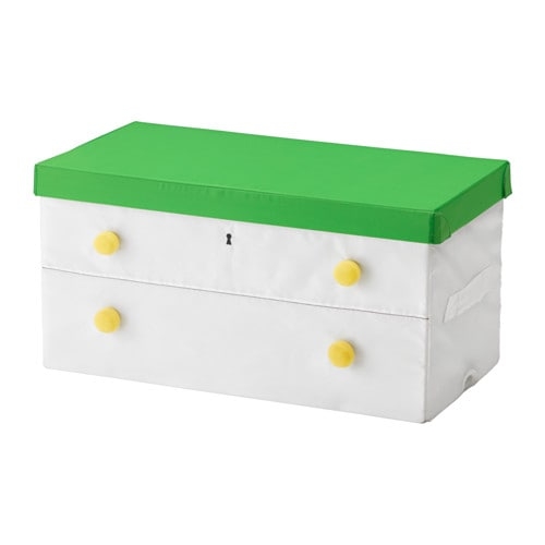 ФЛЮТТБАР, Коробка с крышкой, зеленый, белый
