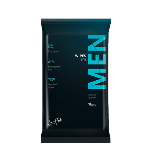Salfeti for Men №10 влажные салфетки универсальные NEW