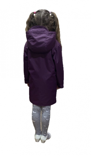 Куртка для девочек на флисе арт. 4771 (104-158)