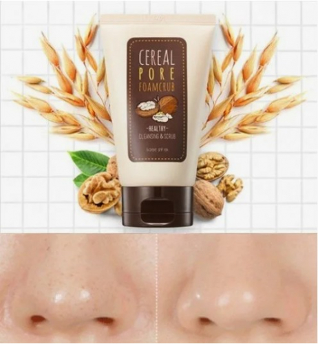 600рSOME BY MI CEREAL PORE FOAM SCRUB Пенка-скраб для умывания с экстрактами злаковых культур 100мл