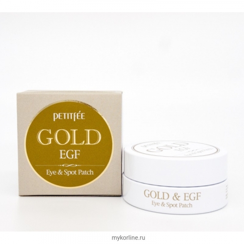 Petitfee Gold & EGF Eye & Spot Patch - Патчи под глаза с лифтинг эффектом с золотом 60шт