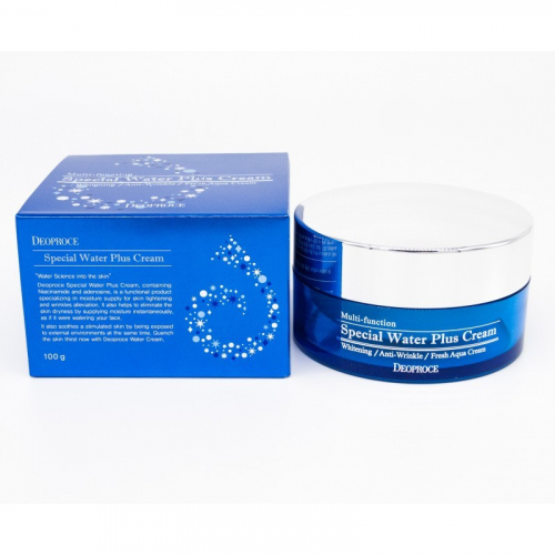 Deoproce Special Water Plus Cream 100g - Глубоко-увлажняющий крем для сухой кожи 100г