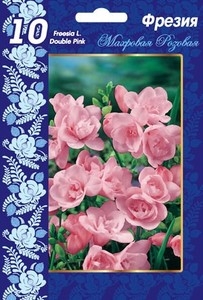 Фрезия махровая Розовая 5 шт Фасовка