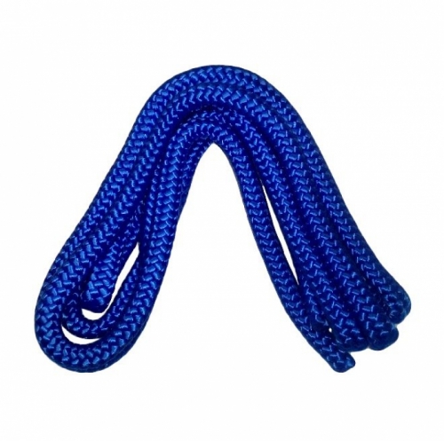 Е113АСин Скакалка профессиональная синяя 3,0м тяжелая д/худож.гимнастики 50шт, класс Мастер