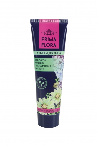 Prima flora сливки для лица для снятия макияжа с персиковым маслом 100 г thumbnail