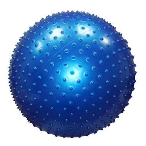 Мяч для фитнеса, диаметр 55 см, с массажными шипами. Максимальная нагрузка 130 кг. Материал: поливинилхлорид. Цвета в ассортименте. Производство: Китай.