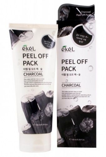Очищающая маска-пленка с углем Ekel Peel off Pack Charcoal - 180мл