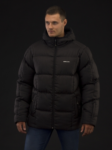 Куртка зимняя мужская Merlion СМ-4 (черный драп)