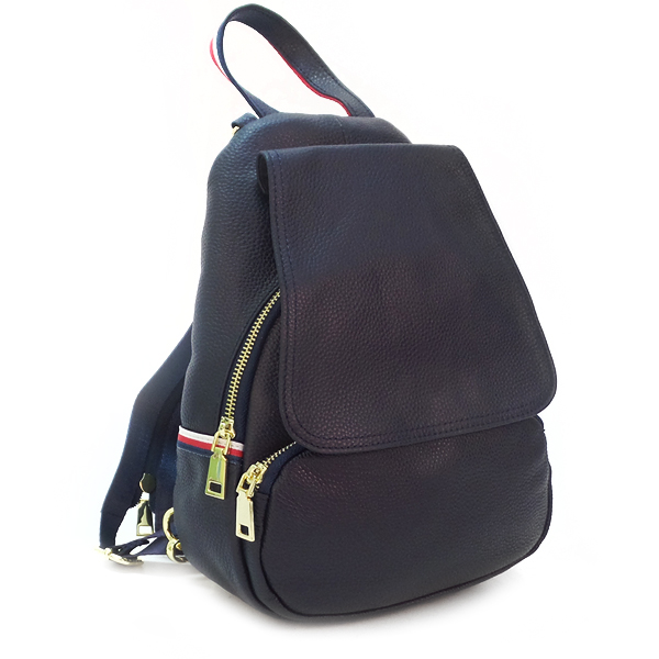 СКИДКА. Рюкзак женский Borgo Antico. Натуральная кожа. 6020 bao blue
