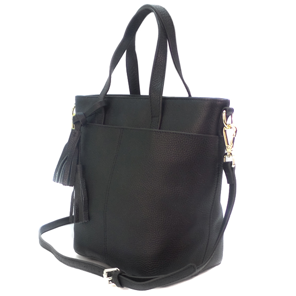 СКИДКА. Женская сумка Borgo Antico. Кожа. 9802 black