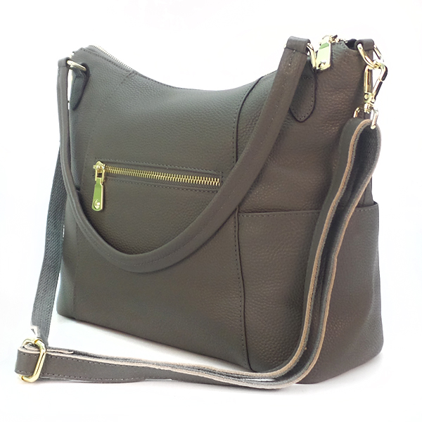 Сумка женская Borgo Antico. Кожа. 3028/8020 grey