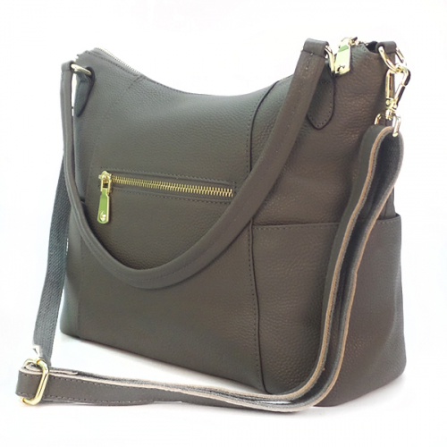 Сумка женская Borgo Antico. Кожа. 3028/8020 grey