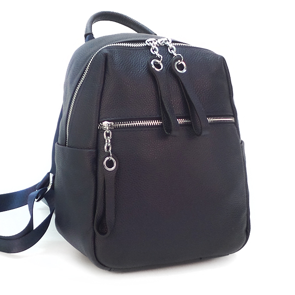 Borgo Antico. Кожа. Рюкзак женский. 6102/6021 bao blue