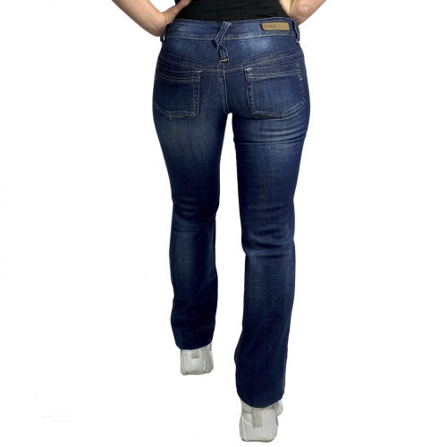 Синие женские джинсы Настоящий деним – никаких страз, блесток и вышивок. Чистый стиль! №112