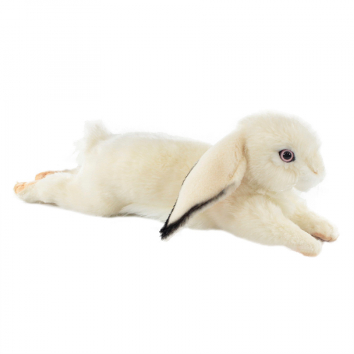6523 Белый кролик вислоухий, 40 см