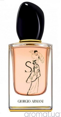 Копия парфюма Giorgio Armani Si Limited Edition (девушка в платье)