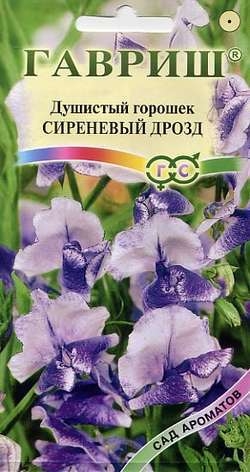 Горошек душистый Сиреневый дрозд 0,5г серия Сад ароматов