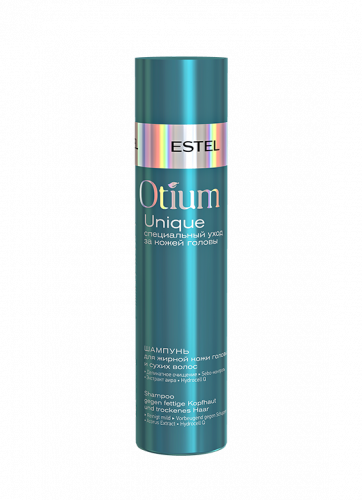 Estel Otium Unique Шампунь для жирной кожи головы и сухих волос 250 мл