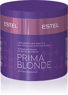 Estel Prima Blonde Серебристая маска для холодных оттенков блонд 300 мл 
