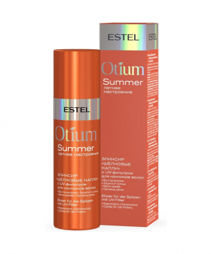 Estel Otium Summer Эликсир Шёлковые капли с UV-фильтром для кончиков волос 100 мл