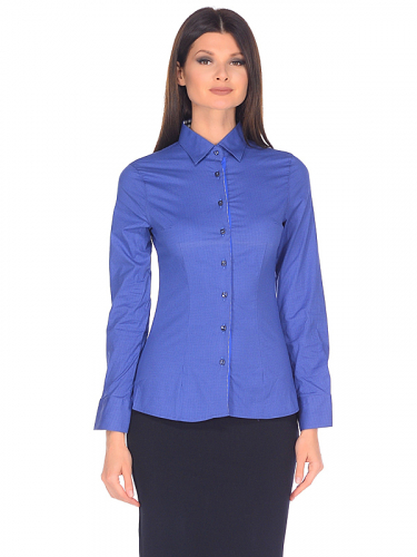 Синяя женская рубашка Louis Fabel 1988-40