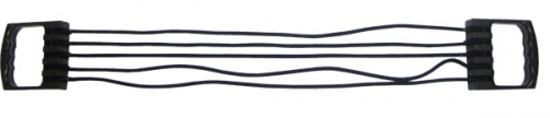 03-58 Эспандер плечевой резиновый - 5 резин, уникальная ручка, регуляция длины и нагрузки