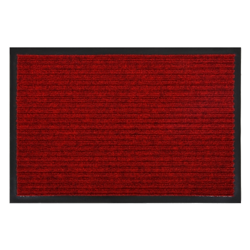 Коврик влаговпитывающий, ребристый  60х90 см, красный