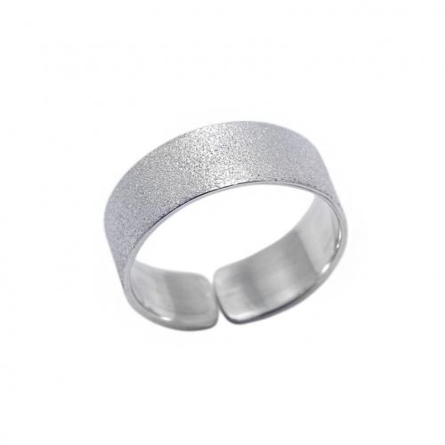 Серебряное матовое кольцо на верхнюю фалангу