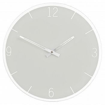 Innova Часы настенные круглые 35 см classic серый W09655