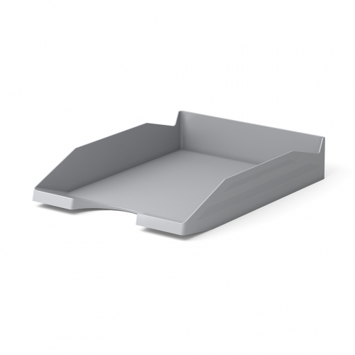 Лоток пластиковый для бумаг ErichKrause® Office, серый