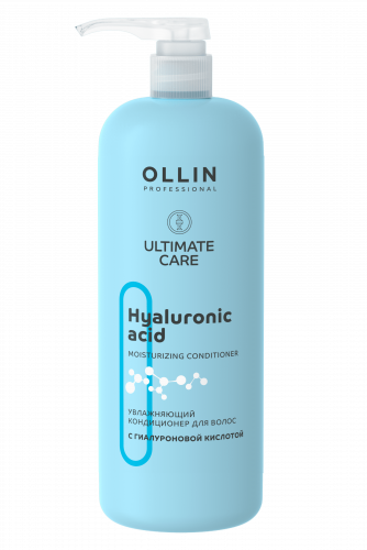 Ollin Ultimate Care Увлажняющий кондиционер для волос с гиалуроновой кислотой 1000 мл