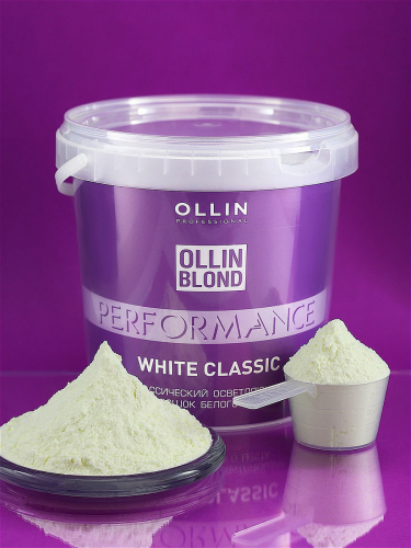 Ollin Performance Blond White Classic Классический осветляющий порошок белого цвета 500 гр