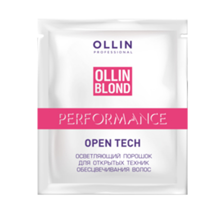 Ollin Perfomance Blond Open Tech Осветляющий порошок для открытых техник обесцвечивания волос 30 гр