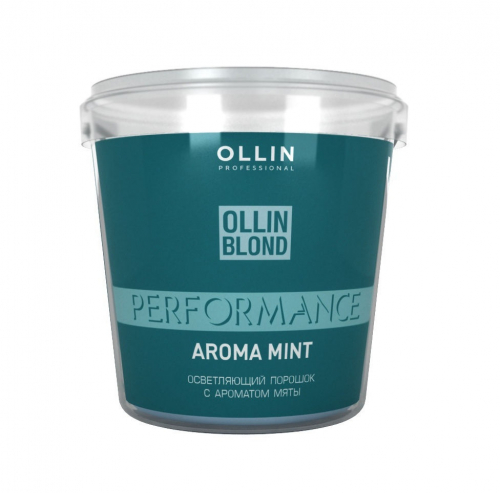 Ollin Perfomance Blond Aroma Mint Осветляющий порошок с ароматом мяты 500 гр