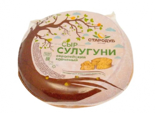 Сулугуни КОПЧЕНЫЙ Стародубский 45% сыр 0,6 кг Россия