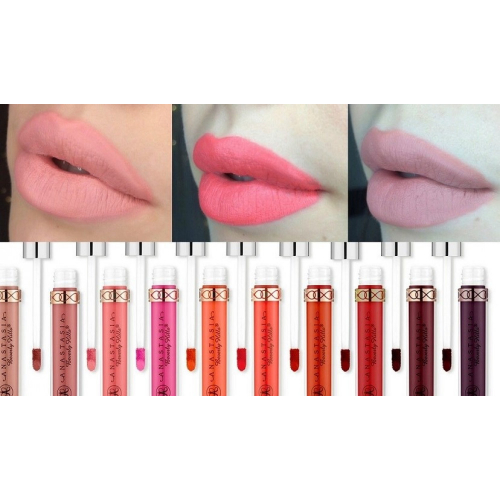 Помада жидкая матовая ультрастойкая Anastasia Beverly Hills Liquid Lipstick Rouge a Levres (12шт) копия
