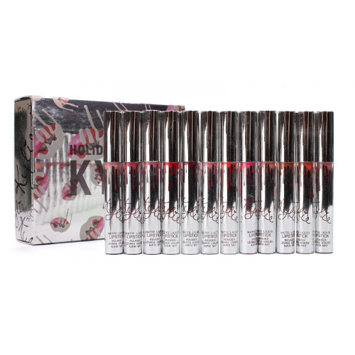 Помада жидкая матовая  Kylie Holiday Edition Matte Liquid Lipstick (12шт) копия