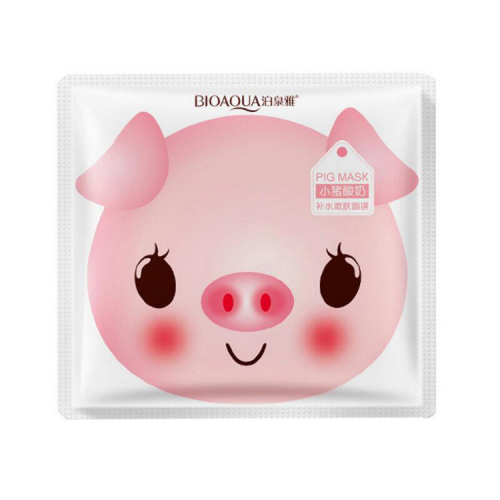 Маска тканевая Bioaqua Pig Milk Replenishment Mask 30g