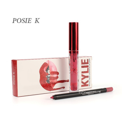 Набор Kylie Matte Liquid Lipstick and Lip Liner 2in1 Posie K (помада и карандаш) SALE копия