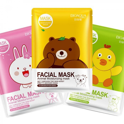 Маска тканевая Bioaqua Facial Mask Animal Moisturizing Mask 30g в ассортименте