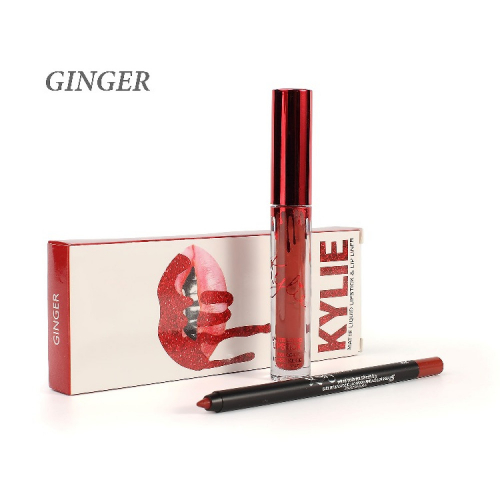 Набор Kylie Matte Liquid Lipstick and Lip Liner 2in1 Ginger (помада и карандаш) SALE копия