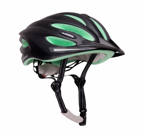 HUDORA Шлем черно-зеленый XS (49-52)